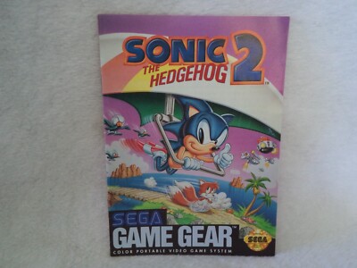 Sega game gear Sonic the Hedgehog 2 Manual only | eBay