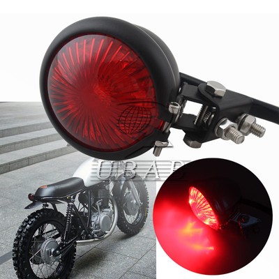 Black Red Lens Motorbike Bates Style LED Tail Brake Light Lamp ATV KTM Dirt Bike