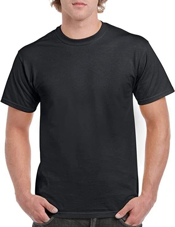 Gildan Mens Plain T Shirts Solid Cotton Short Sleeve Blank Tee Top Shirts S-3XL - Picture 4 of 53