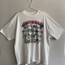Vintage Graphic Print Spellout MO Destination T-shirt Single Stitch USA-made XXL