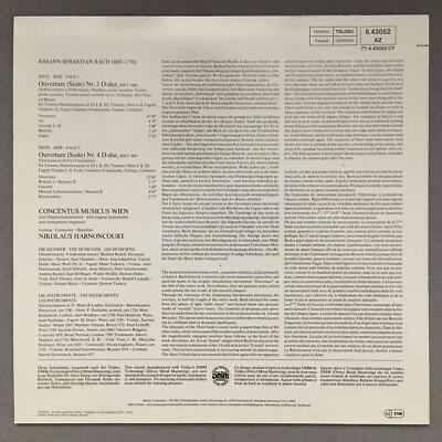 O324 Bach Overtures Harnoncourt Concentus Musicus Teldec 6.43052
