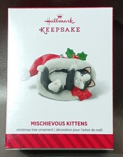 MISCHIEVOUS KITTENS: 16th in Series- HALLMARK KEEPSAKE Ornament NIOB 2014