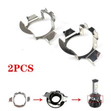 2X H7 LED Headlight Bulb Retainers Holder Adapter Fit For Benz BMW Audi Buick