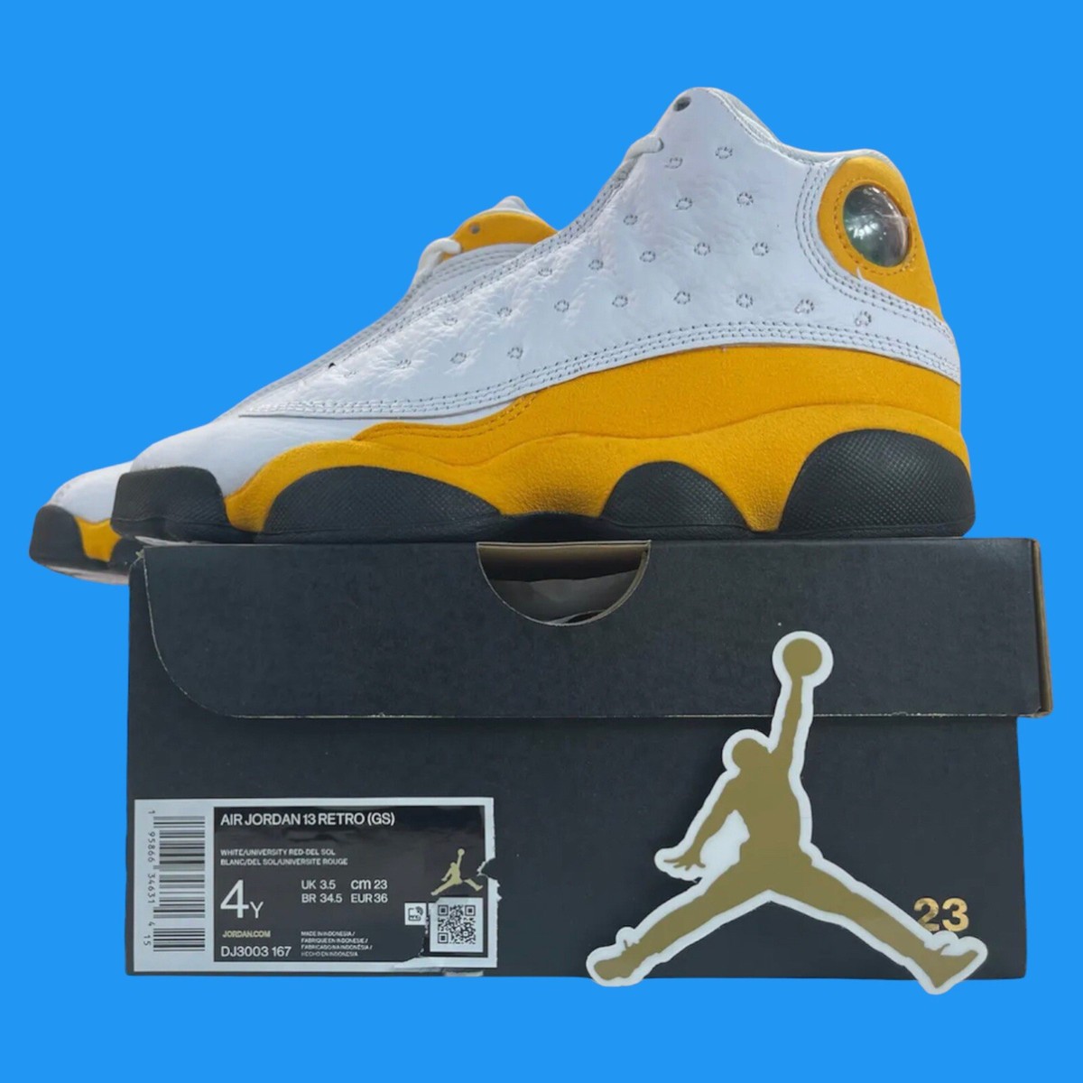 Nike Air Jordan 13 Retro Del Sol (GS) Youth shoes DJ3003-167 size