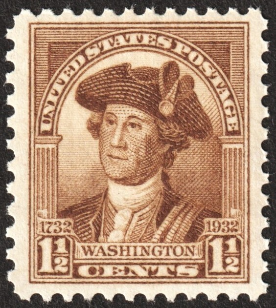 706 bicentennial washington us/usa 1932 stamp mint nh/mnh jumbo xf