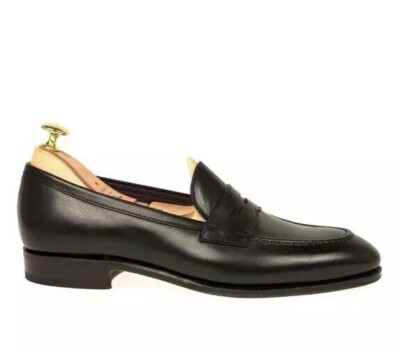 CARMINA ブラックローファーUK8.0 Carmina Black Penny Loafers Moccasins Uk10,5;US11;EU45 | eBay UK
