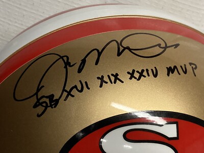 Joe Montana HOF Signed Auto Proline FS Helmet San Francisco 49ers  display picture 1
