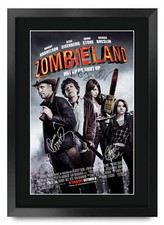 Zombieland Movie Collection A3 Poster Signed Picture for Woody Harrelson Fan
