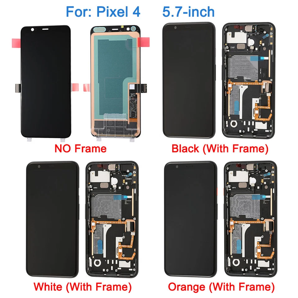 LCD Touch Screen Digitizer Replacement For Google Pixel 2 3 3A 4A 4 XL 5 6 Lot - Image 3 of 4