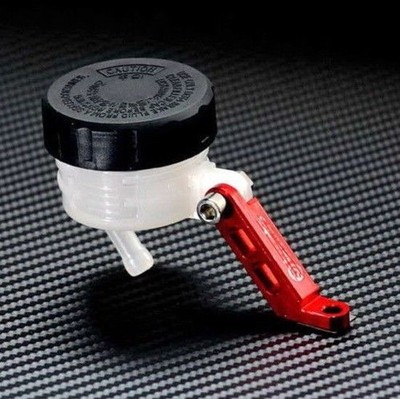 Universal Brake Master Cylinder Fluid Reservoir W Bracket Dirt Bike