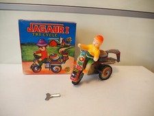Zabawka blaszana, Jaguar l Try Cycle, w idealnym stanie, około lat 70.