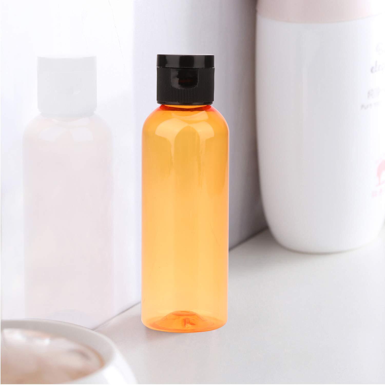 27 Pack 3Oz Plastic Empty Toiletry Bottles Containers for Travel Essential Oil