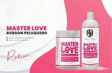 Robson Peluquero Master Love Shampoo and Mask Kit 2x1L/34Oz Shine and Hydration