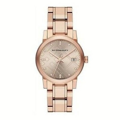 Brand New Burberry BU9380 Stainless Steel Black Dial Chronograph