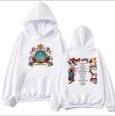 2 sided hoodie, OneRepublic Artificial Paradise Album Hoodie, gift for fan