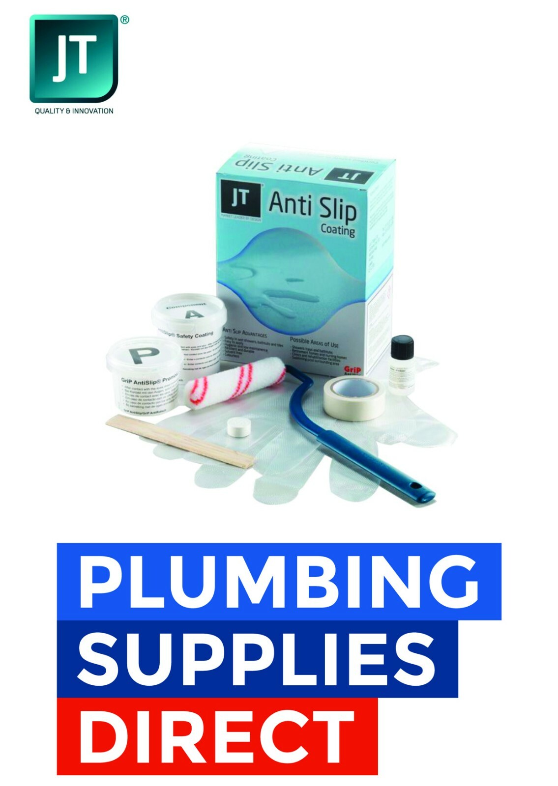 JT / Just Trays Anti Slip Kit Coating For Nonslip Surface Shower