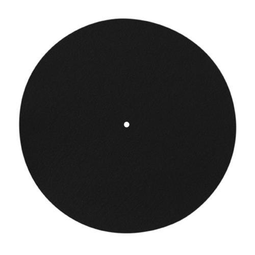 Platter Mat 8" (20cm) Anti Static Black Felt