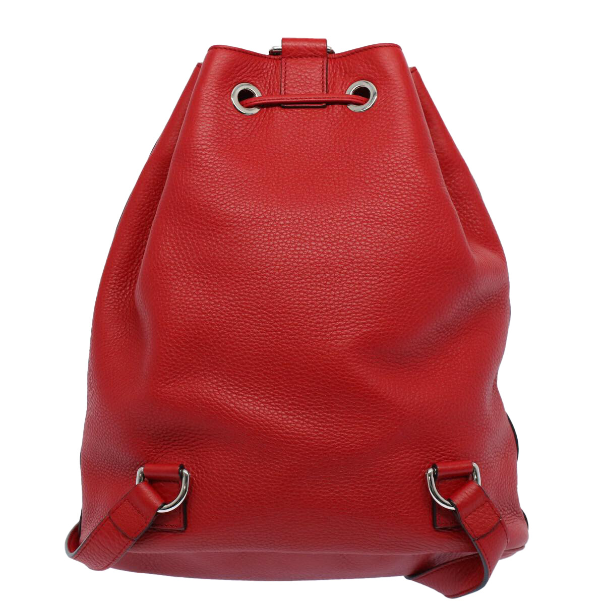 GUCCI レザー 赤 バックパック リュック 2ポケット GUCCI - 本物 グッチ GUCCI バンブー リュックサック バック