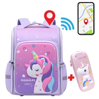 Schulranzen Magical Glitzer mit GPS Tracker - Mädchen Ergonomisch Schulrucksack - Bild 1 von 4