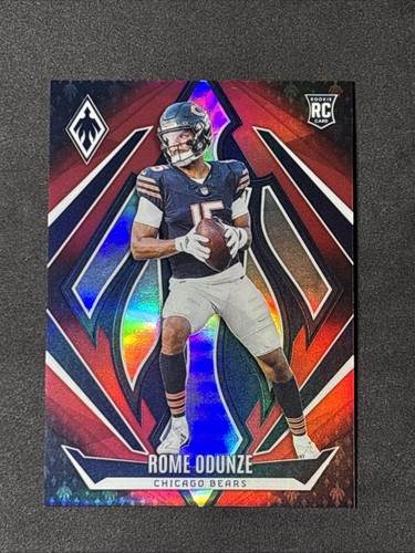 2024 Phoenix Rome Odunze RC /299 Red #236 Rookie Bears