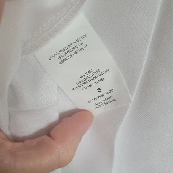 Женская белая плиссированная теннисная юбка с перемоткой размер маленький - Изображение 2 из 4