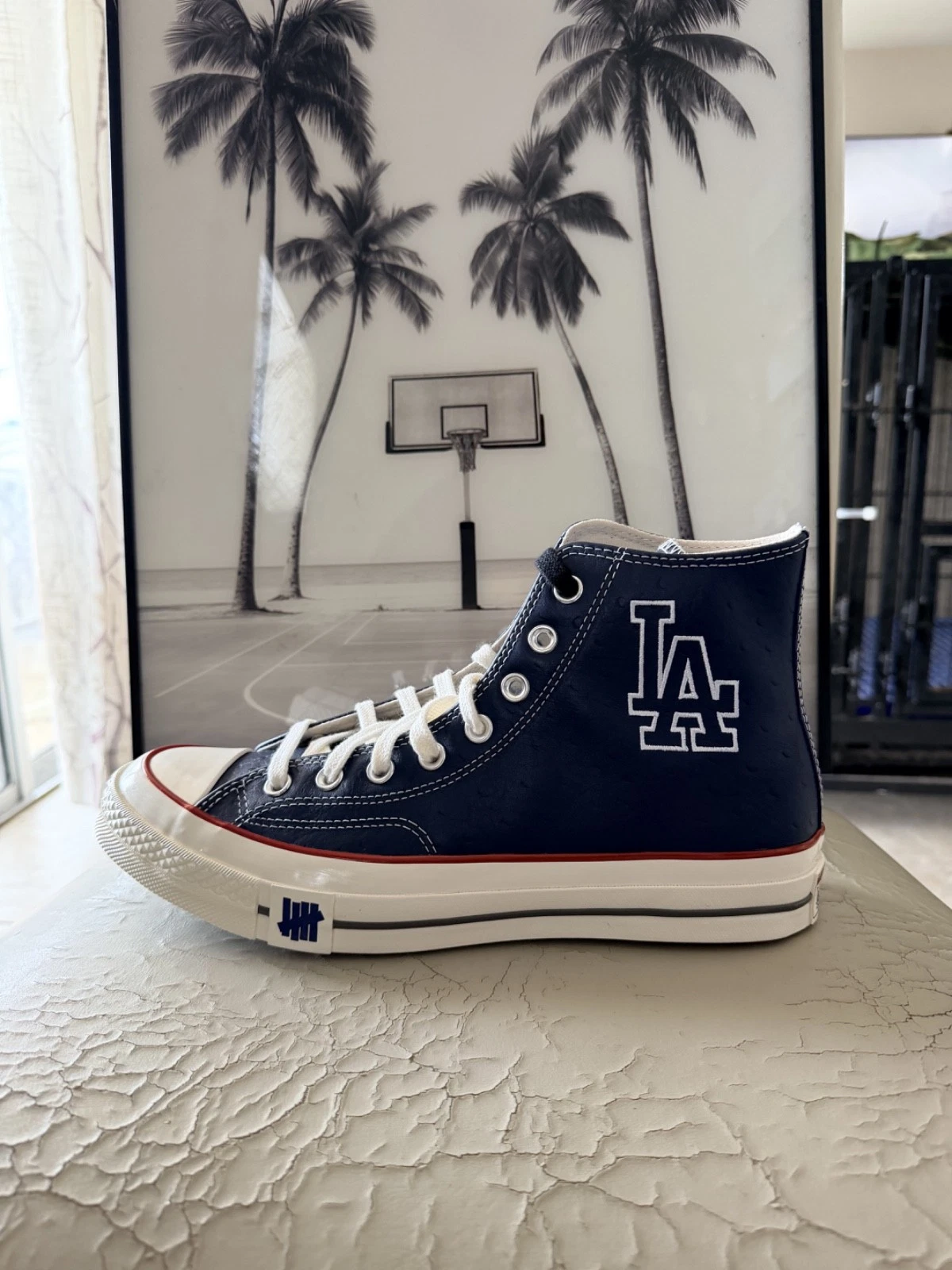 Size 9.5 CONVERSE Chuck 70 X Undefeated x LA Dodgers YAMAMOTO Shoes IN HAND