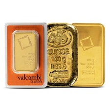 100 Gram Gold Bar (Secondary Market, Design Our Choice) 3495.46 per troy oz