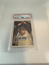 1957 Topps #74 Vito Valentinetti Rookie Card. PSA 7 NRMT. rookie card picture