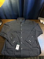 Lauren Ralph Men's Plaid Dress Shirt - Size 16 1/2 34/35 Long Sleeve Button Down