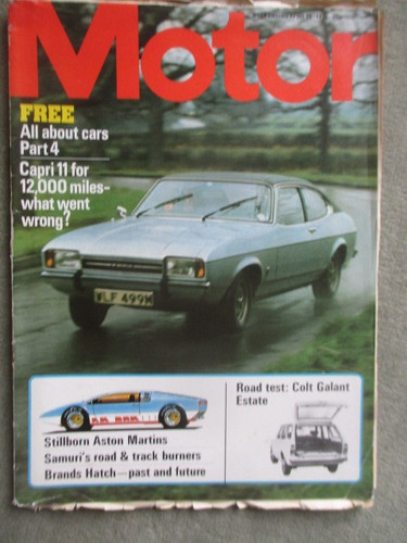 Motor 4april 26 1976 Ford Capri, Colt Galant Estate