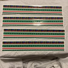 Lot Of 4 Vintage 1998 Mrs Grossman  s Design Lines Stickers HOLIDAY PATTERNS