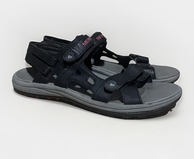 Merrell Cedrus Convertible Hiking Sport Sandals Black Rose Red Womens 8 Shoes