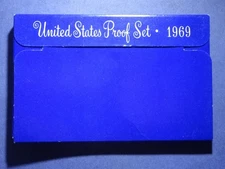 1969-S Proof Set with 40% Silver Half Dollar
