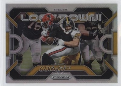 2023 Panini Prizm Lockdown Silver Prizm TJ Watt #LD-17 0nr3