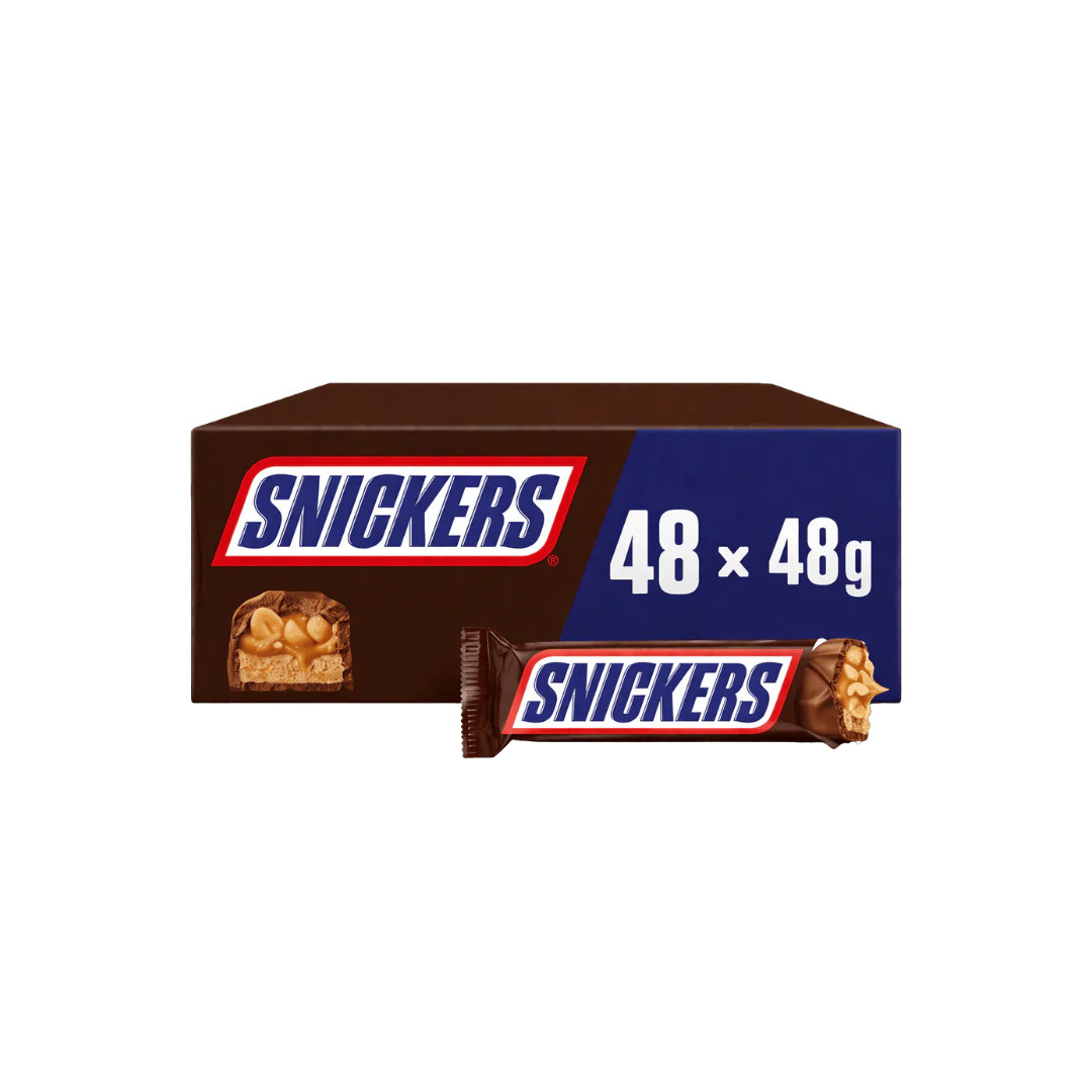 DELIVERY TOMORROW Snickers Classic Chocolate Bars Case 48 x 48g BB 14/06/2026