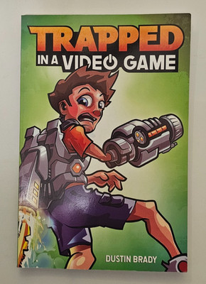 Dustin Brady Trapped in a Video Game 2018 Trade Paperback Adventure Book FLY