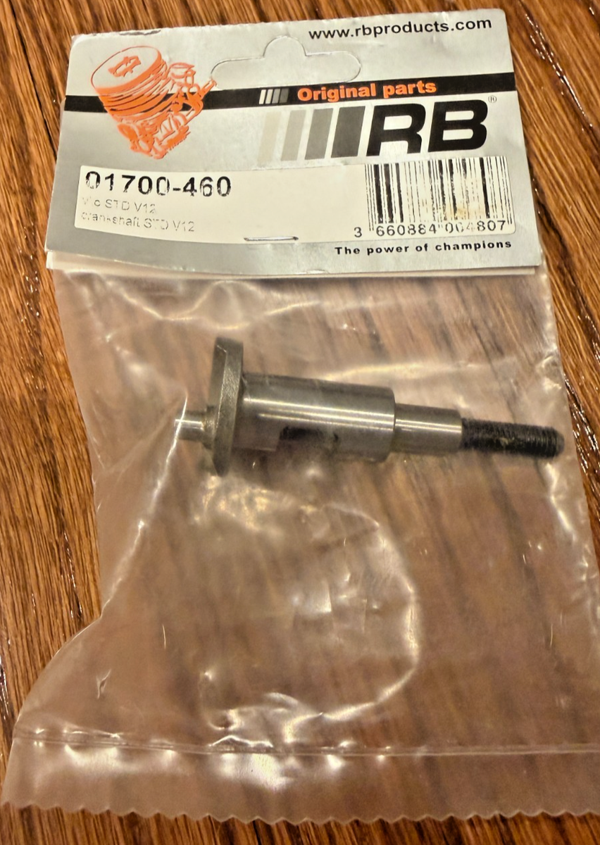 New Old Stock RB Concept/Novarossi Standard V12 Crankshaft 01700