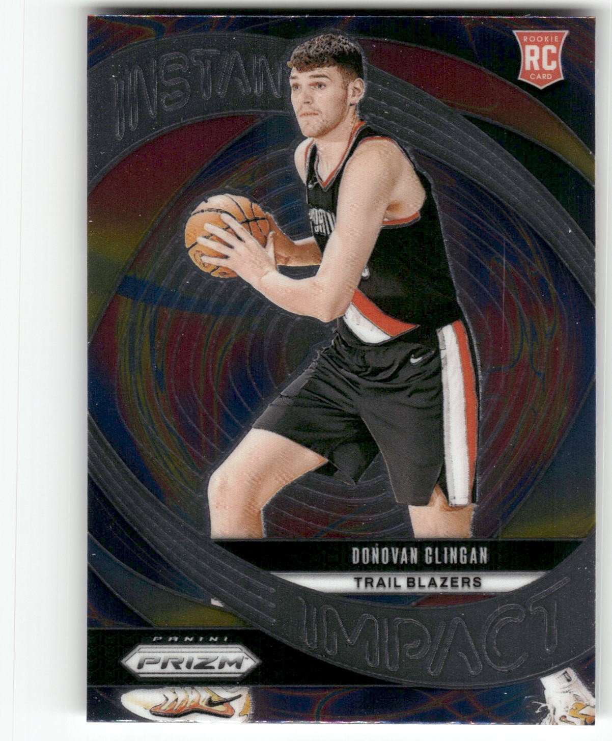 2024-25 Panini Prizm #15 Donovan Clingan Instant Impact