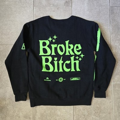 Tiny Meat Gang Jumper Black Broke 2020 - TMG Podcast Merch Cody Ko Noel Sz M