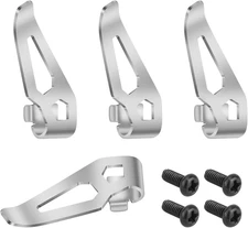 Belt Clips, 4Pcs 42-70-0490 Drill Tool Clips Hook Kit with Screws for Hex Screwd