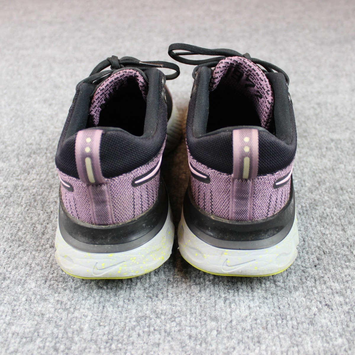 nike react infinity run flyknit violet