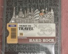 HTF Hard Rock Cafe 50th Anniversary Ticket to Travel Global Series Prototype Pin — photo 2