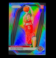 REED SHEPPARD ROOKIE SILVER REFRACTOR HOLO PRIZM Non Auto - ROCKETS