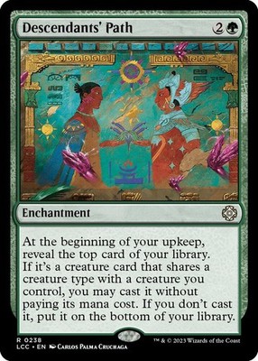 Descendants' Path R Commander: The Lost Caverns of Ixalan Enchantment 238