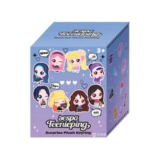 [US Tariffs Include] Teenieping x Aespa Surprise Plush Keyring Random 1 box