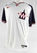 2024 Washington Nationals Jose A. Ferrer #47 Game Issued White Jersey DC Alt 9