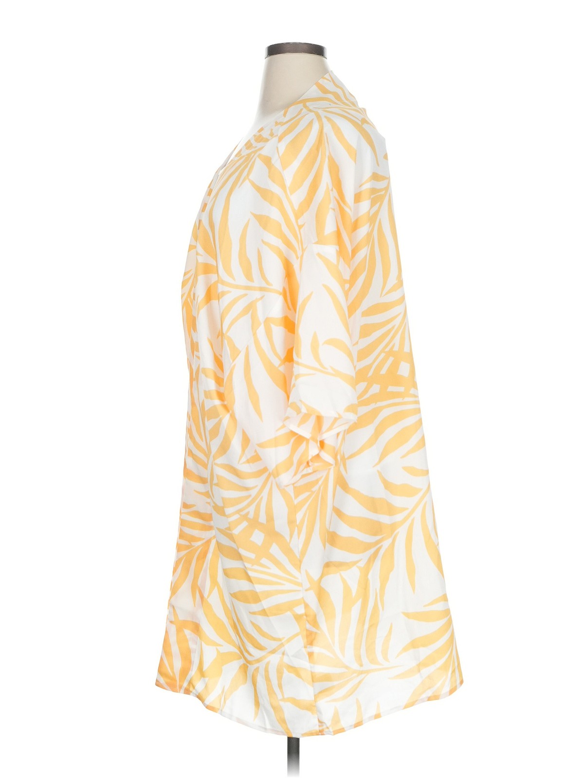 MAISON DU SOIR Women Yellow Kimono XL - image 4