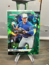 2025 Panini Prizm - Will Wagner, Will Wagner #171 Green Ice Prizm (RC)