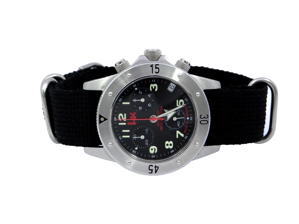 Heckler & Koch Chronograph Militär Tactical Herren Armbanduhr Watch Ø 40 mm - Bild 4 von 4