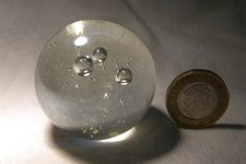 VINTAGE  GLASS     HUGE JUMBO   MARBLE 9  42mm